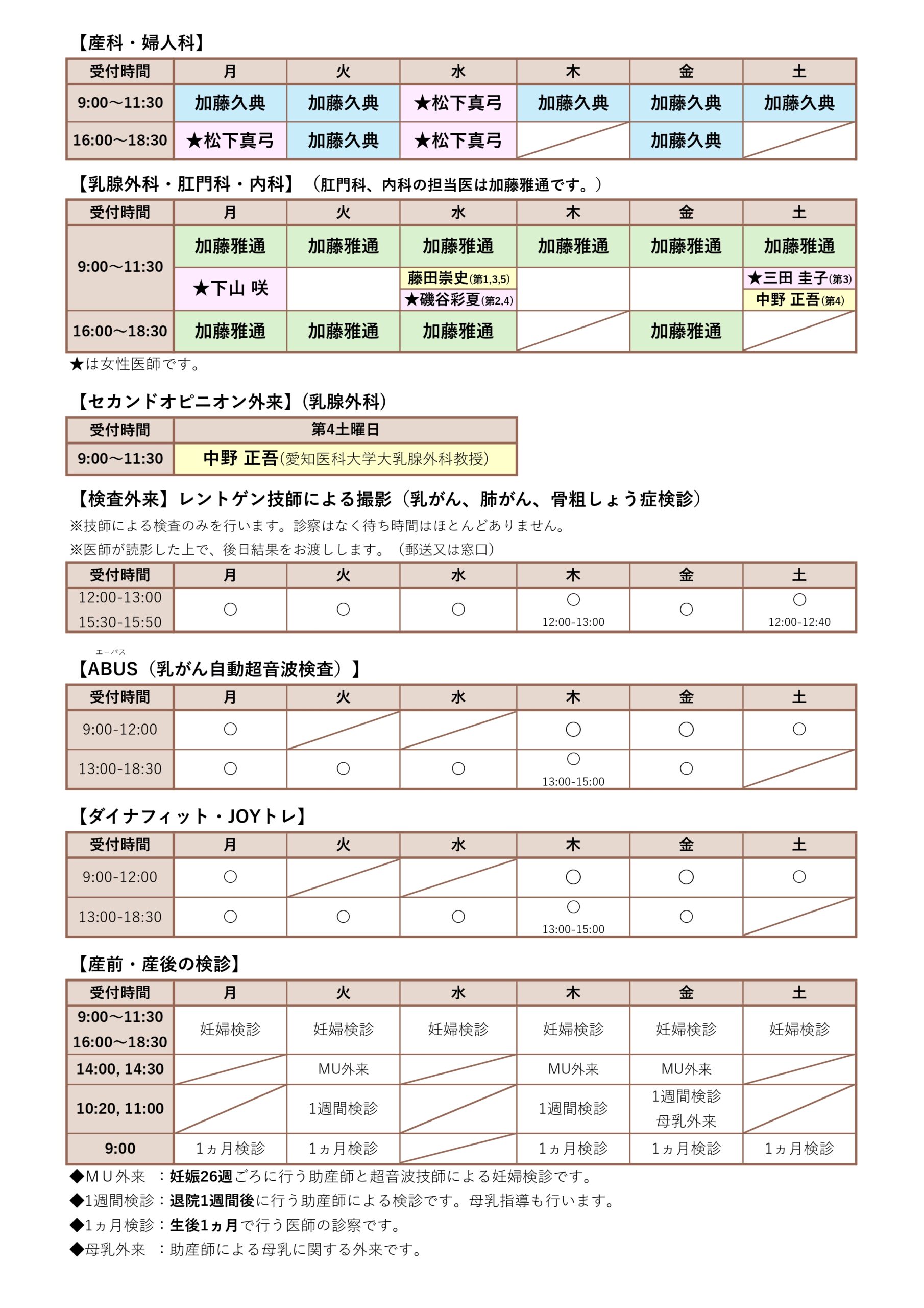 外来担当
